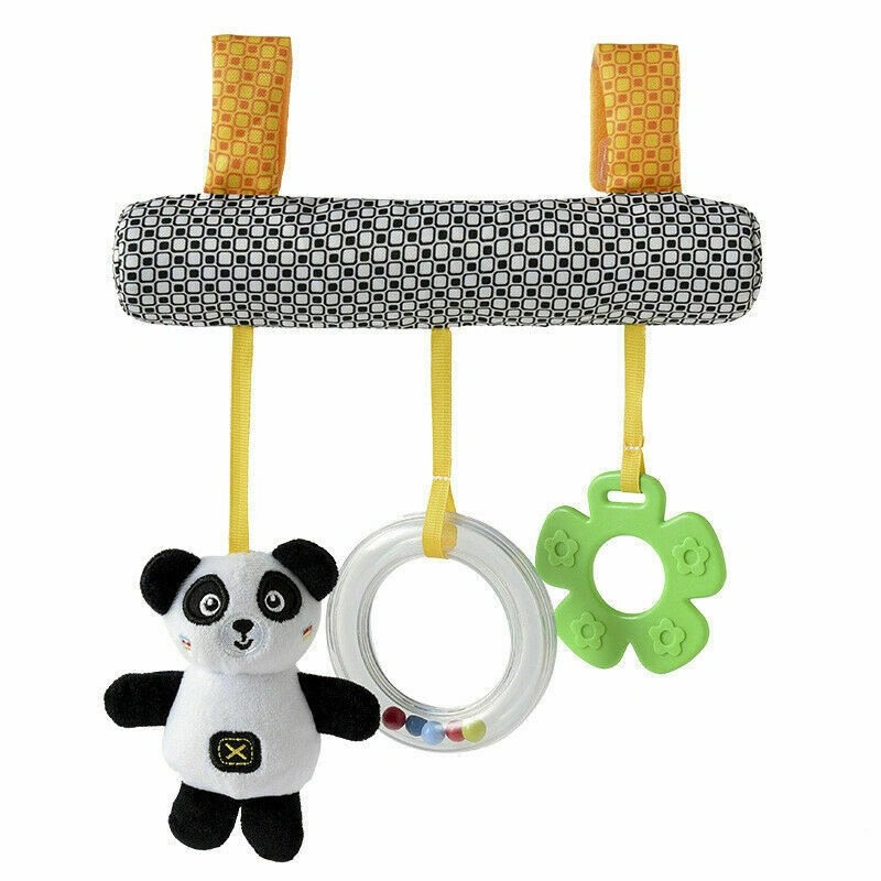 Cuddly Animals Newborn Baby Cot Pram Bed Activity Plush Toys Rattles Shower Gift