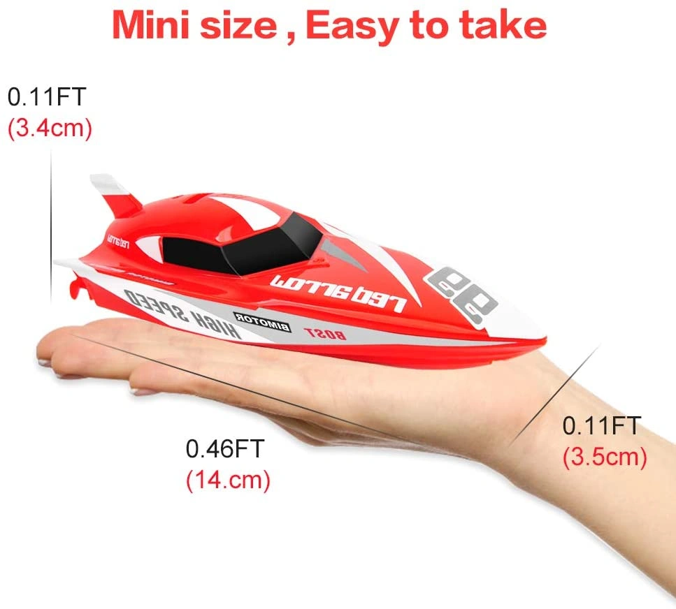 Mini Remote Control Boat - Fast Racing Fun for Kids & Adults!
